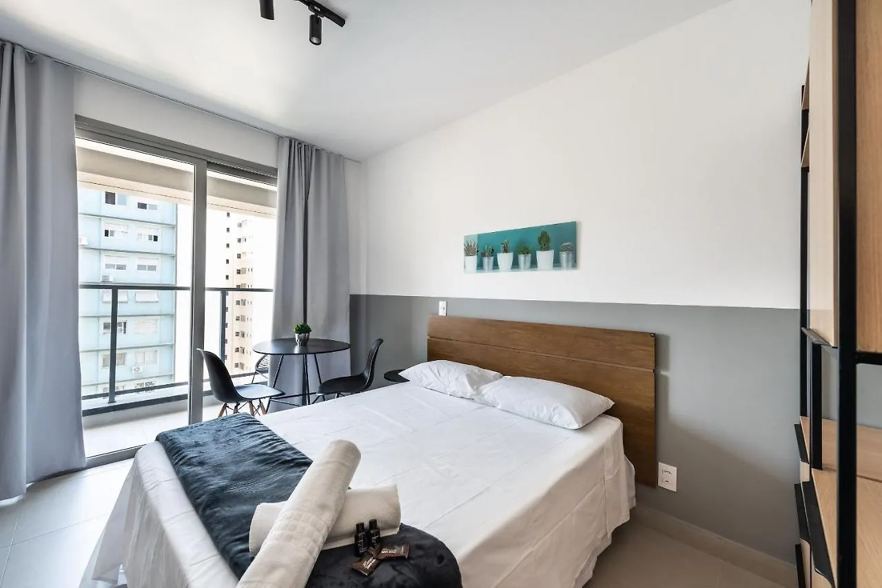 Apartment Vs12 Studio Para 4 Pessoas Prox. Allianz C/ Vaga Sao Paulo