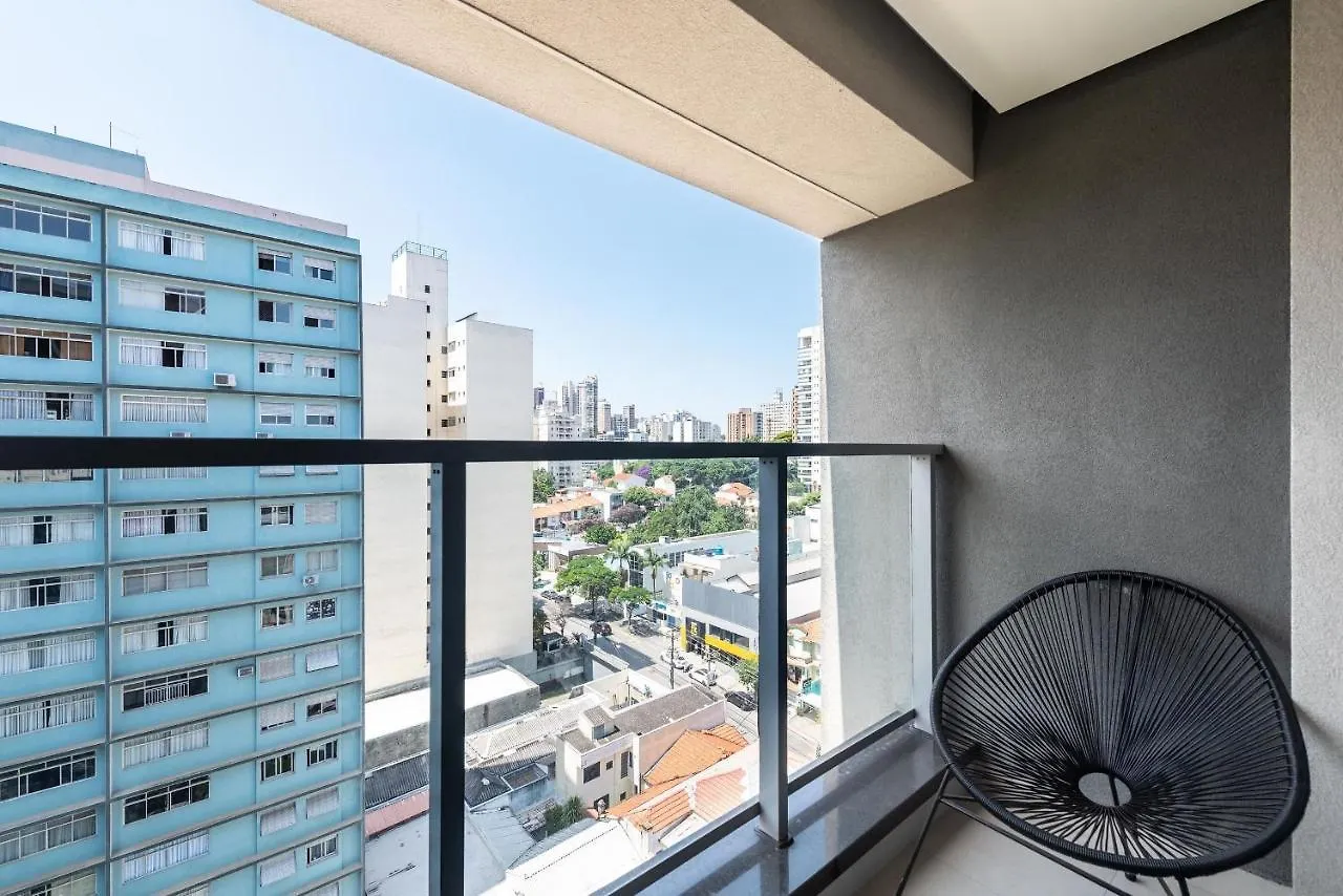 Vs12 Studio Para 4 Pessoas Prox. Allianz C/ Vaga Sao Paulo Apartment