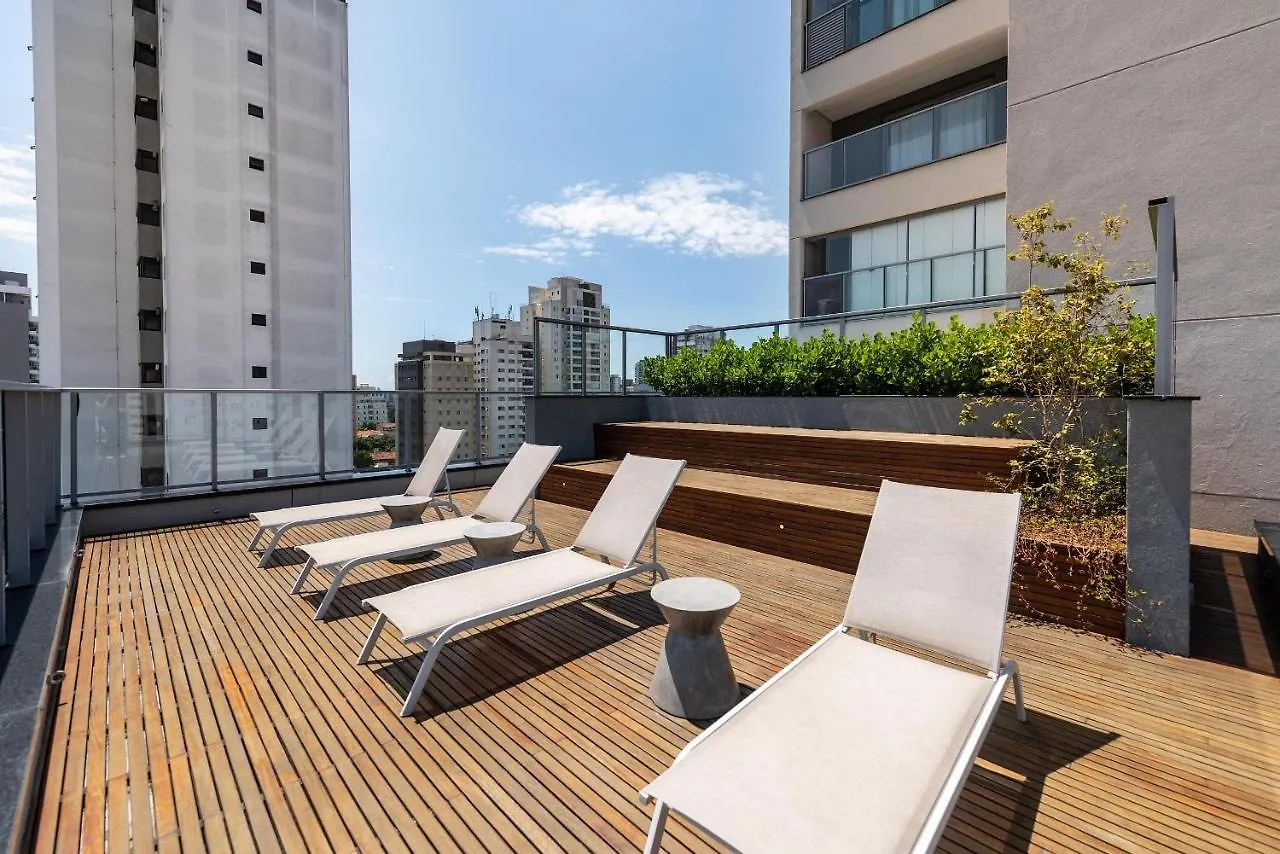Vs12 Studio Para 4 Pessoas Prox. Allianz C/ Vaga Sao Paulo Apartment