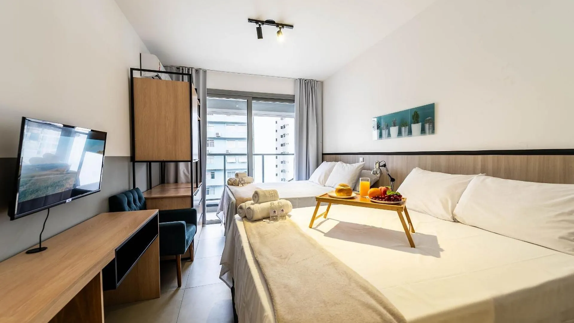 Apartment Vs12 Studio Para 4 Pessoas Prox. Allianz C/ Vaga Sao Paulo